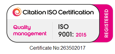 citation iso 9001 quality management accreditation gained by rigg tech