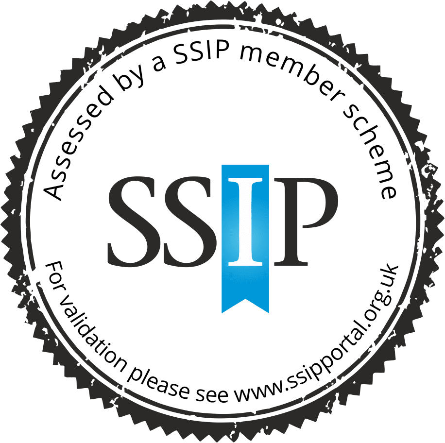 SSIP logo represents rigg tech's commitment to health and safety implementation
